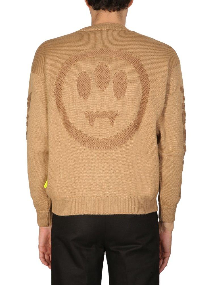 Barrow Logo Detailed Crewneck Knitted Jumper