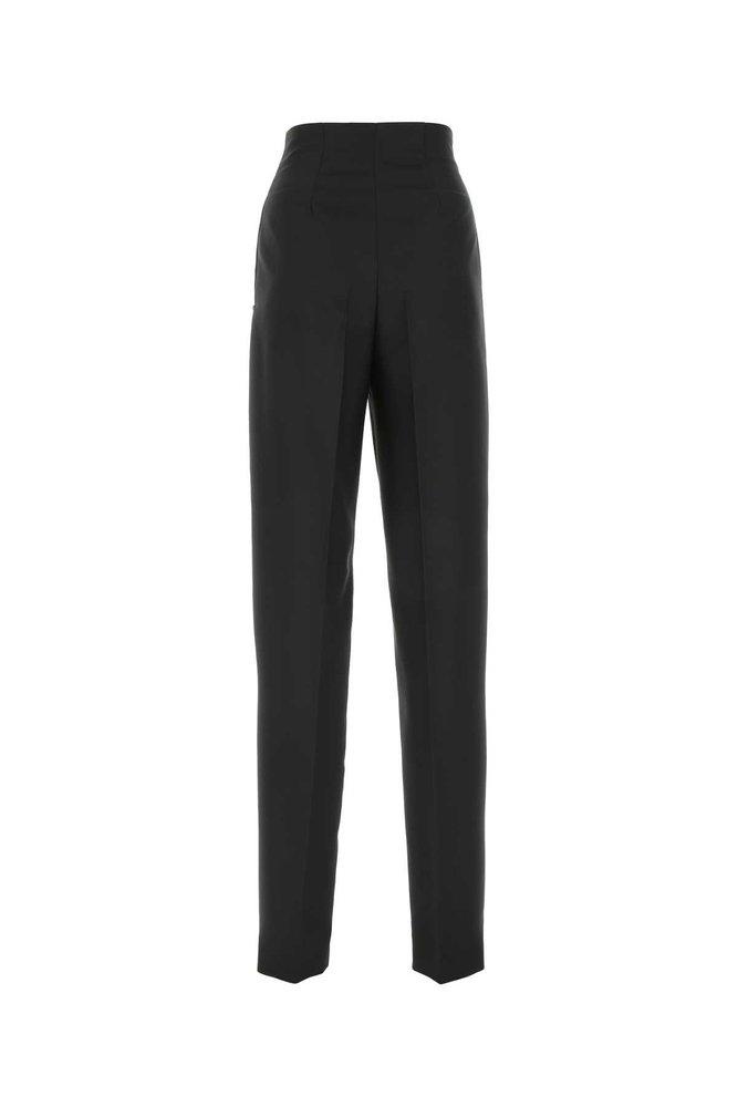 Sportmax High Waist Straight Leg Trousers