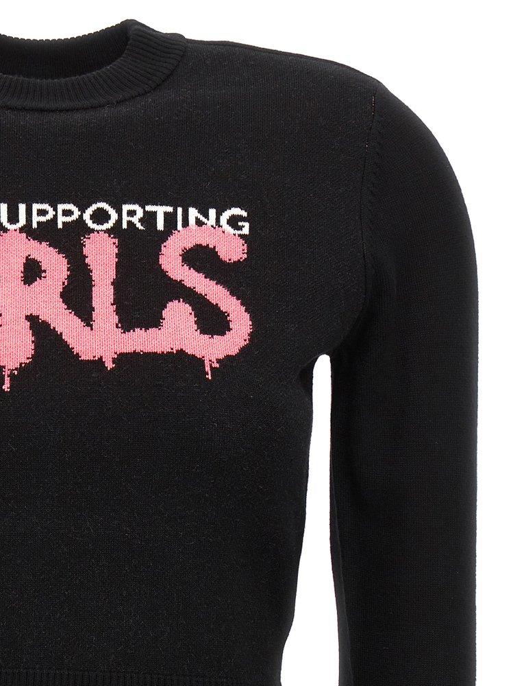 Chiara Ferragni Girls Supporting Girls Knitted Sweater