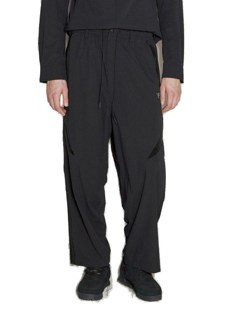 Y-3 Logo-Printed Wide-Leg Track Pants