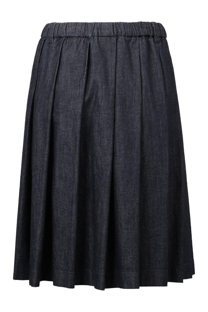 Aspesi Belt-Looped Pleated Midi Skirt