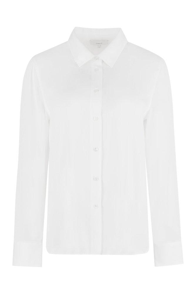 Vince Slim Fitted Buttoned Blouse