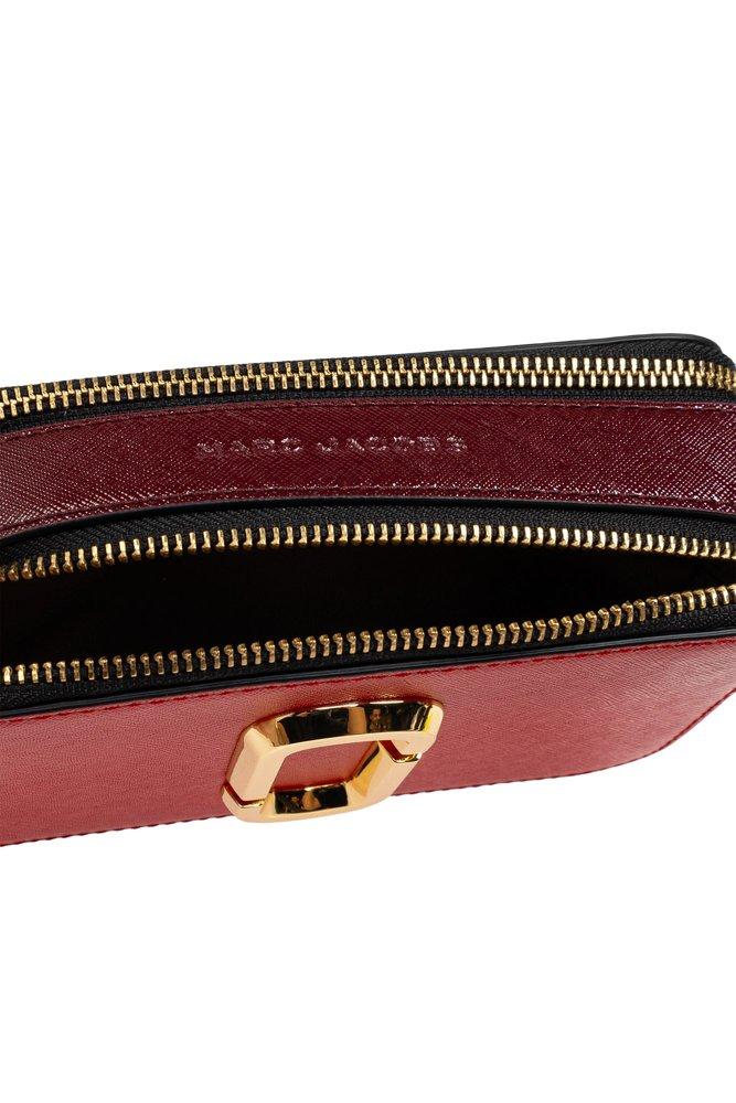 Marc Jacobs The Snapshot Logo Plaque Crossbody Bag