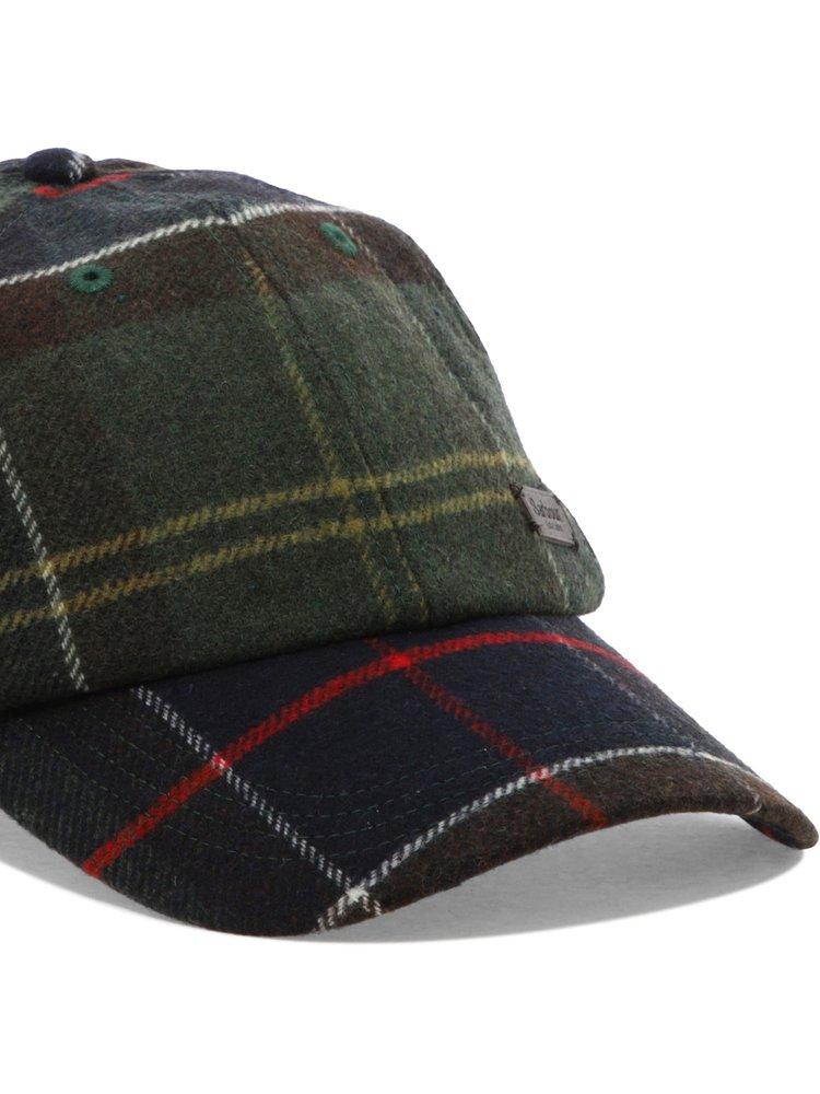 Barbour Check Pattern Baseball Cap