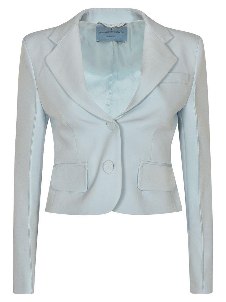 Ermanno Scervino Single-Breasted Straight Hem Blazer