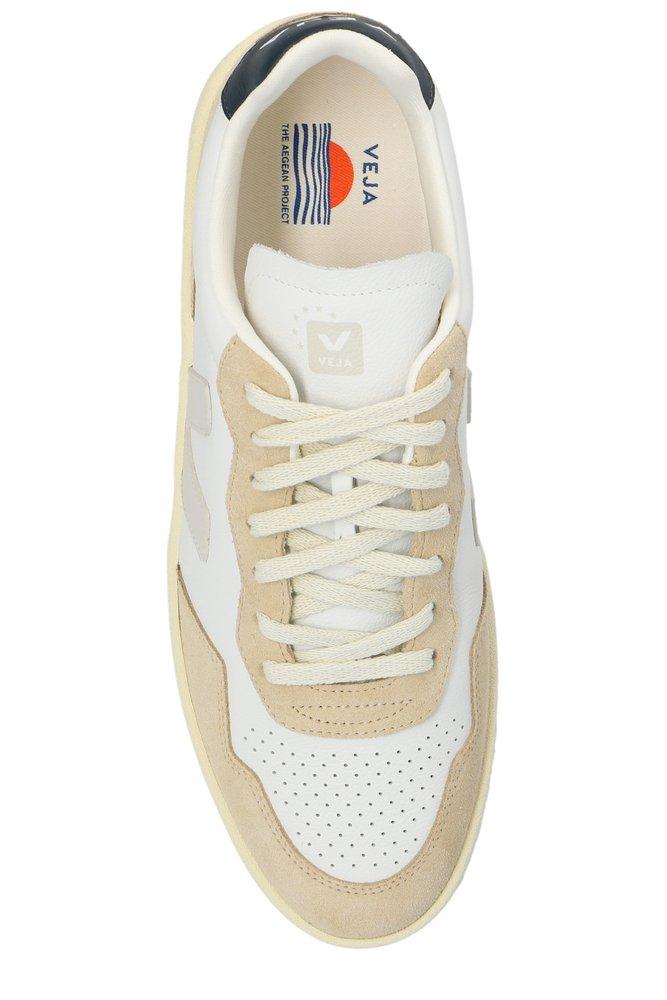 Veja V-90 Lace-Up Sneakers