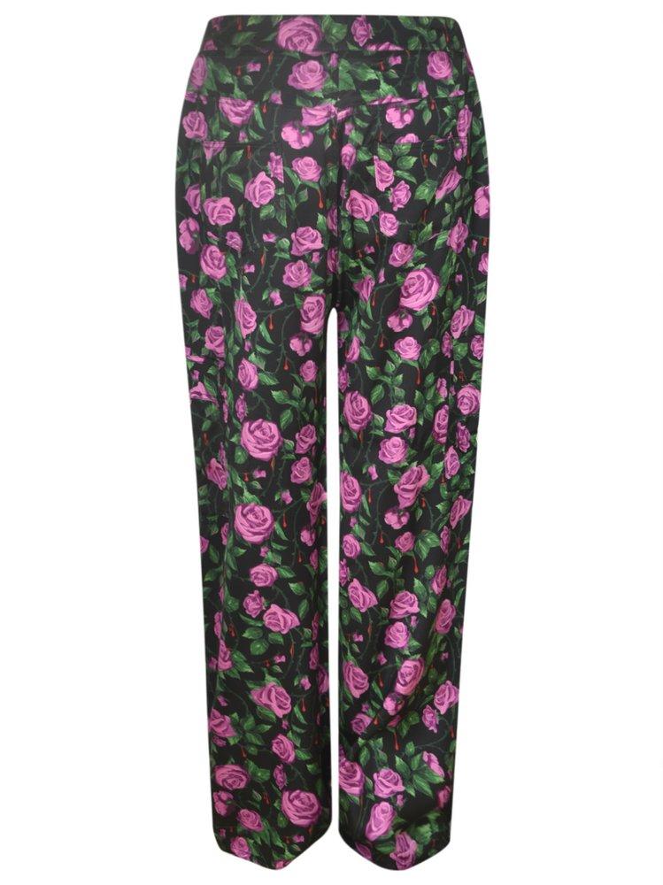 Chiara Ferragni Floral Printed Straight-Leg Trousers