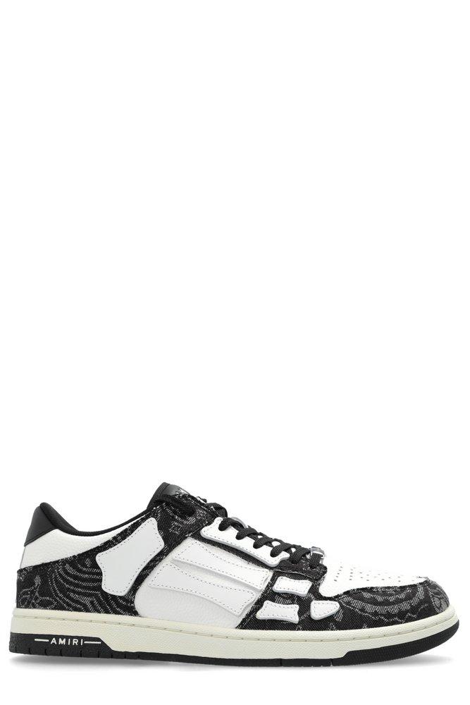 Amiri Bandana Skel Top Lace-Up Sneakers