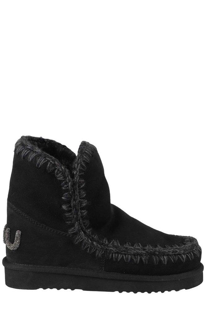 Mou Eskimo 18 Contrast Stitched Ankle Boots