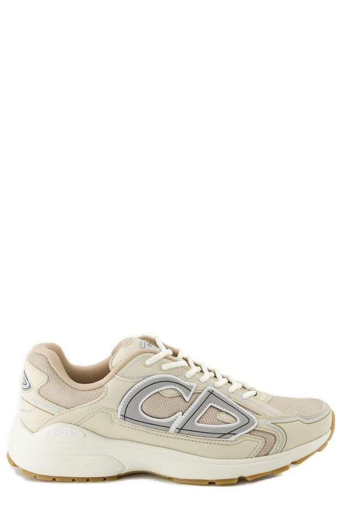 Dior Panelled Lace-Up Sneakers