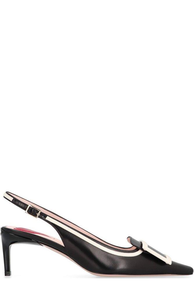 Roger Vivier Viv' Canard Slingback Pumps