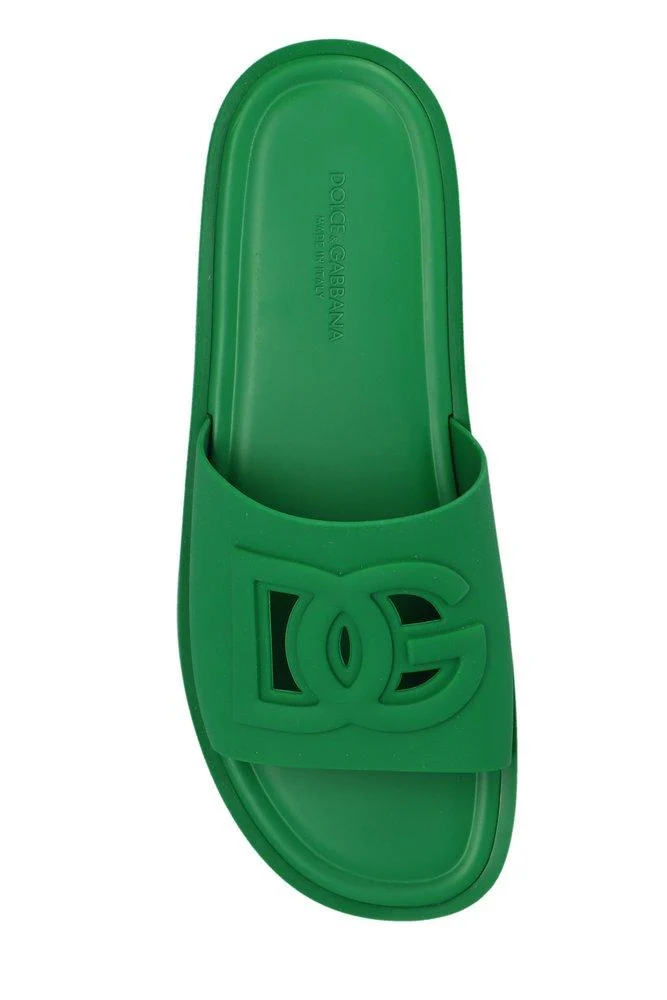 Dolce & Gabbana Logo Embossed Slides