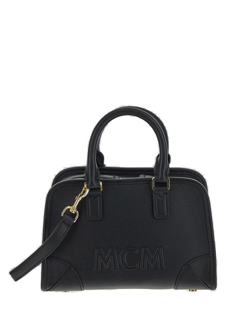 MCM Aren Zip-Up Mini Shoulder Bag