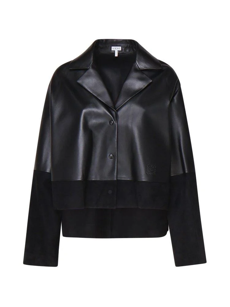 Loewe Logo Debossed Long-Sleeved Blazer