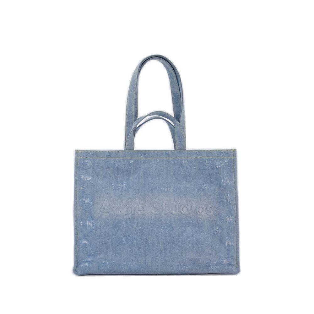 Acne Studios Distressed Denim Top Handle Bag