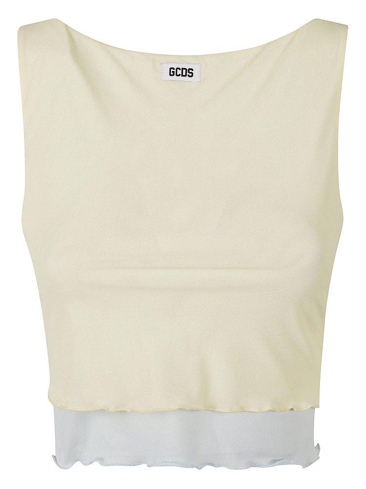 GCDS Tulle Layered Tank Top