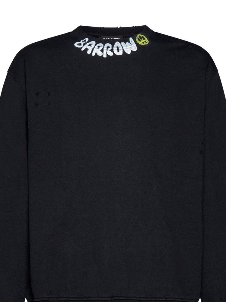 Barrow Logo Printed Crewneck Sweatshirt