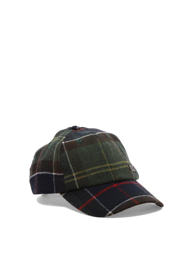 Barbour Check Pattern Baseball Cap