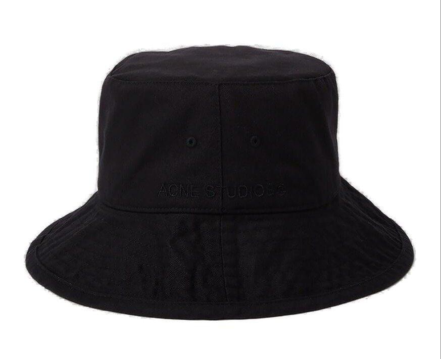 Acne Studios Logo Embroidered Bucket Hat