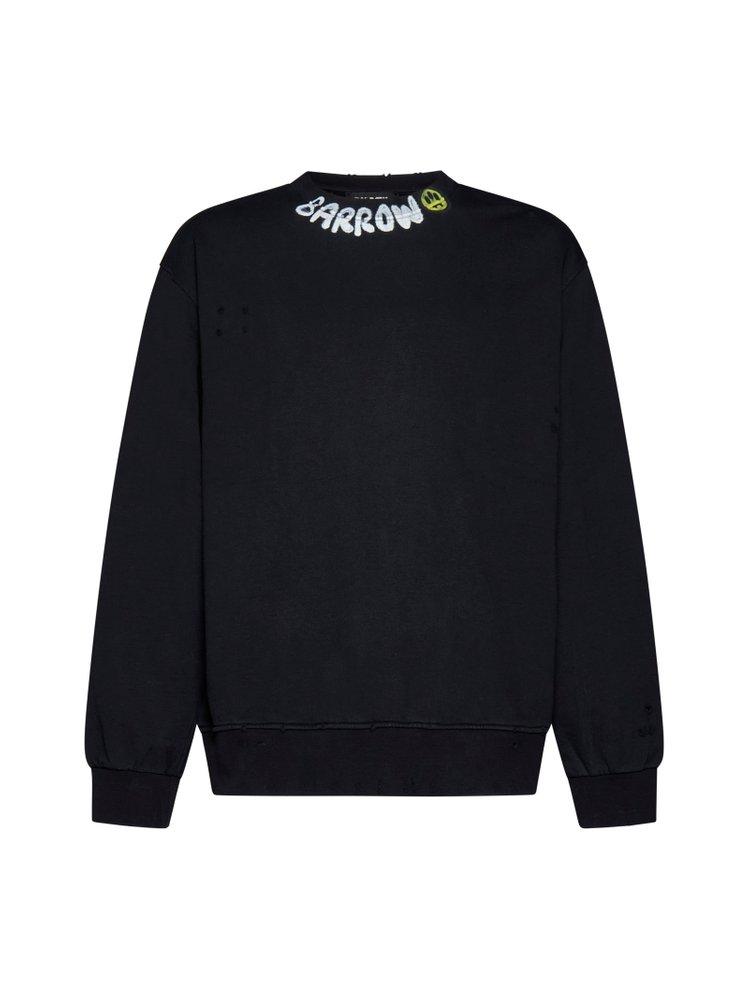 Barrow Logo Printed Crewneck Sweatshirt