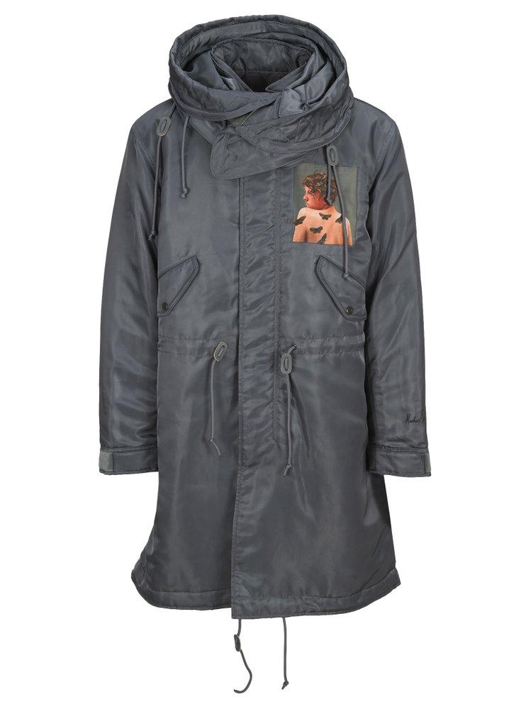 Undercover Graphic Print Hooded Parka