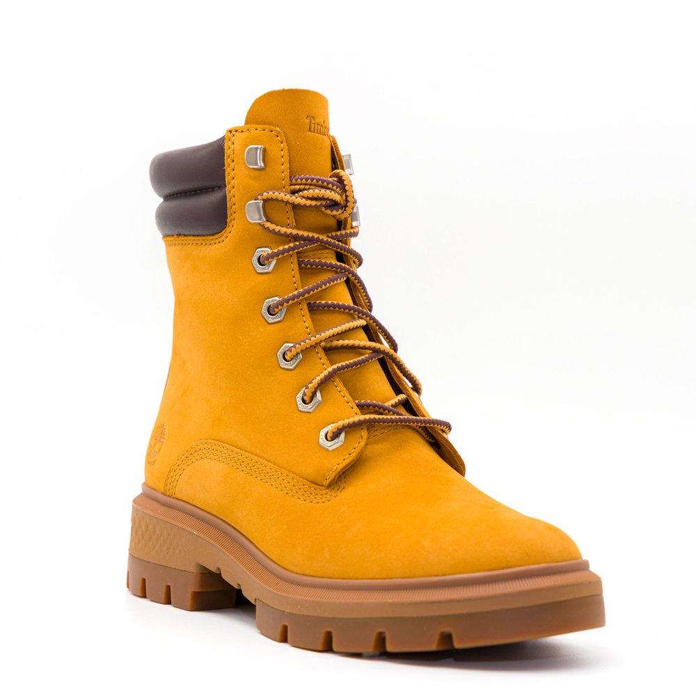 Timberland Logo Embossed Lace-Up Boots