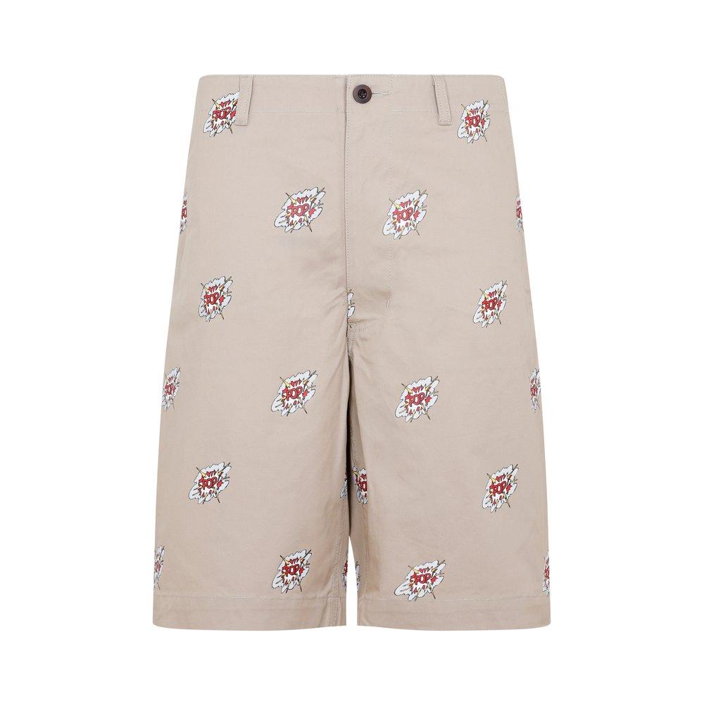 Junya Watanabe MAN Graphic Printed Knee-Length Shorts