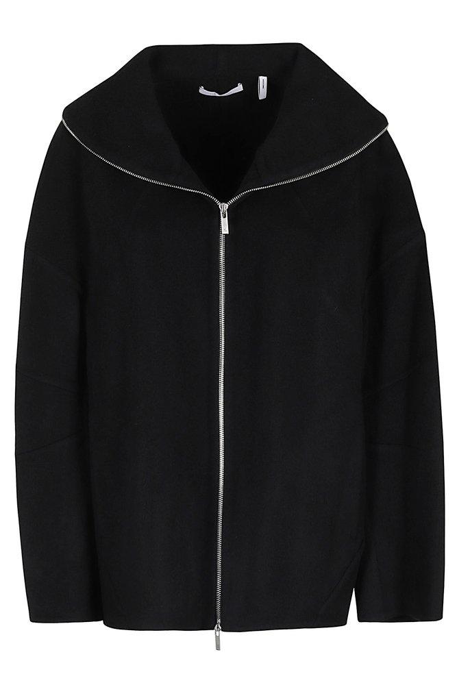 Helmut Lang Long Sleeevd Zipped Cocoon Jacket