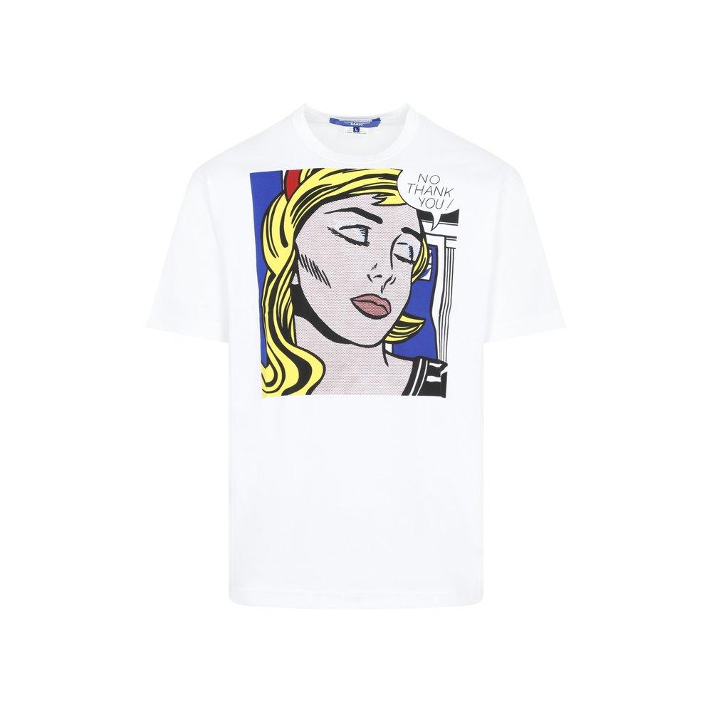 Junya Watanabe MAN Graphic Printed Crewneck T-Shirt