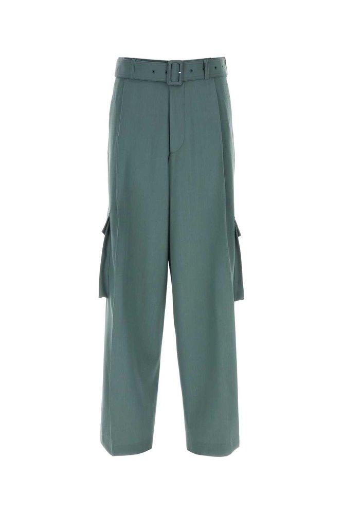 Dries Van Noten Belted Wide Leg Pants