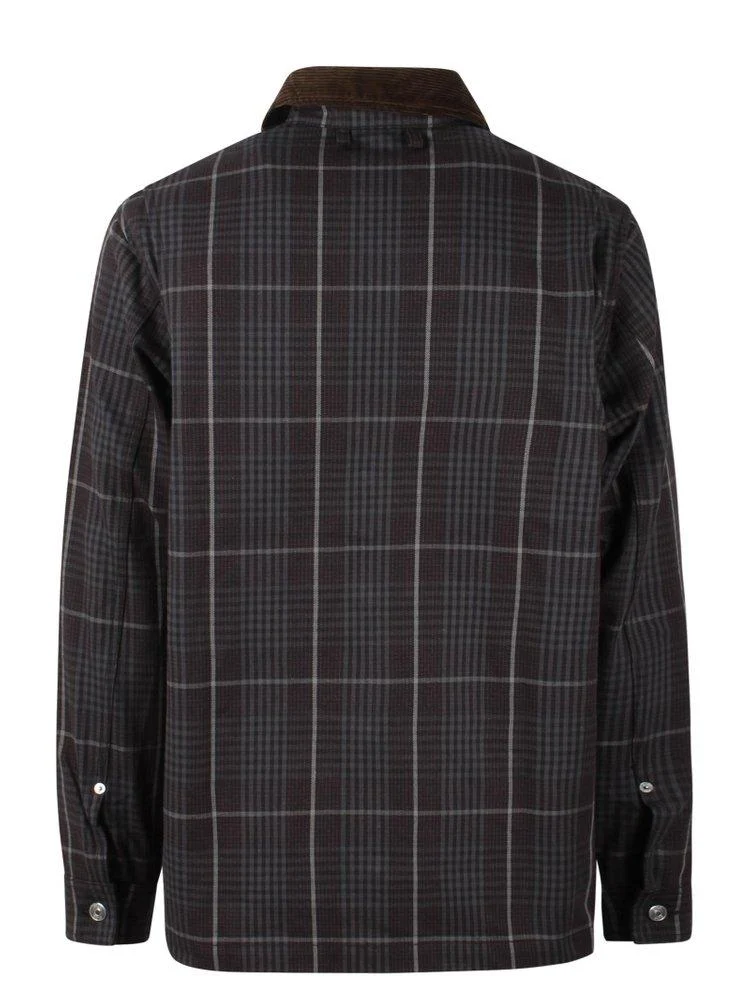 Dior Homme Checked Long-Sleeved Jacket