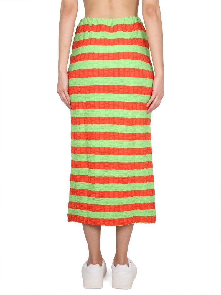 Sunnei Striped Long Skirt