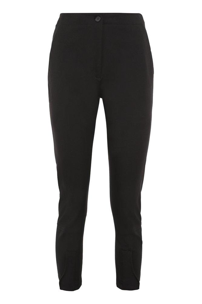 Aspesi High-Waisted Cropped-Leg Trousers