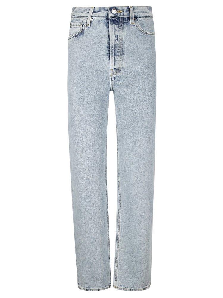 Totême Mid-Rise Straight Leg Jeans