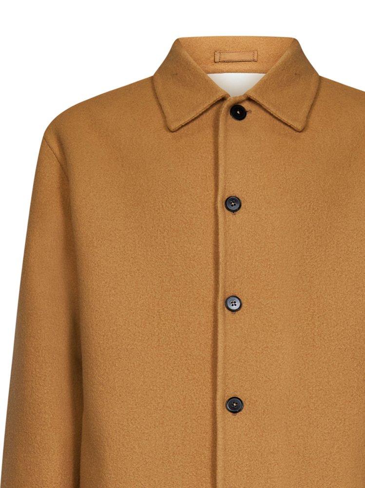 Jil Sander Long-Sleeved Buttoned Overshirt