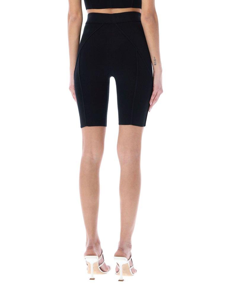 Helmut Lang Ribbed Knit Cycling Shorts