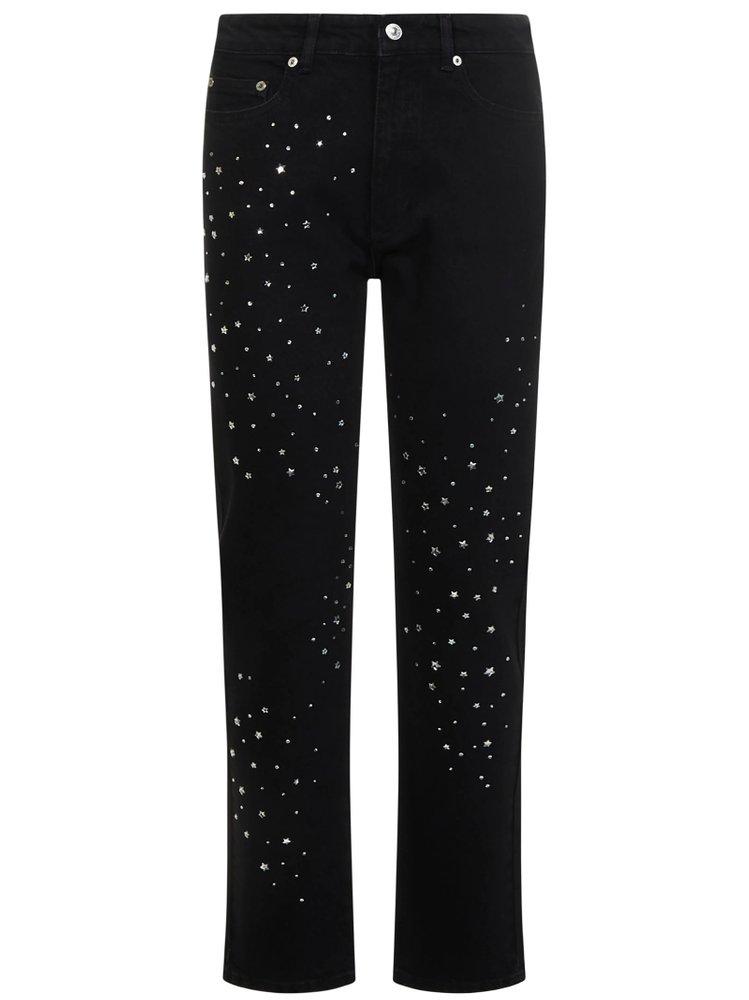 Chiara Ferragni Straight-Leg Mid-Rise Trousers