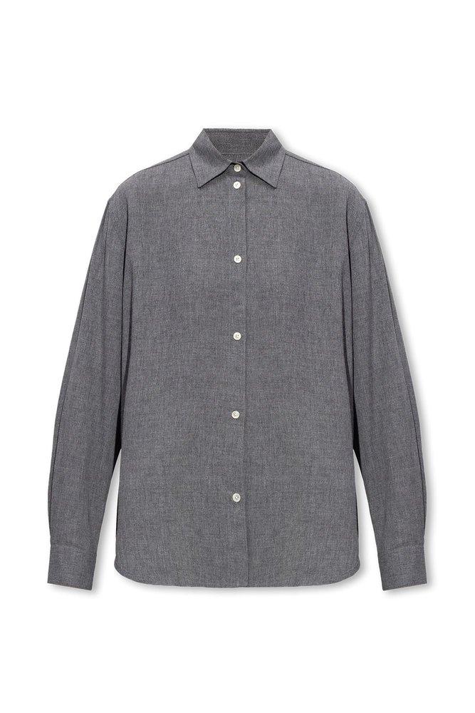 Totême Collared Long-Sleeve Shirt