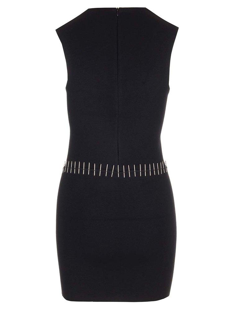 Alaïa Squaredneck Cut-Out Detail Mini Dress