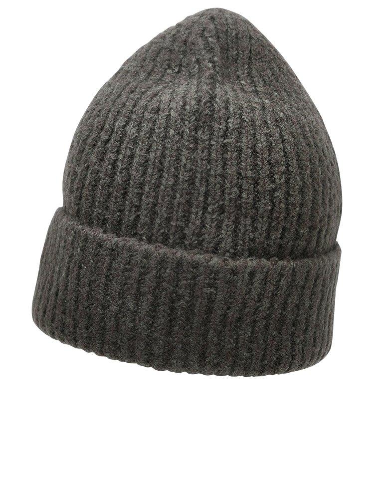 Acne Studios Turn-Up Brim Detailed Rib-Knit Beanie