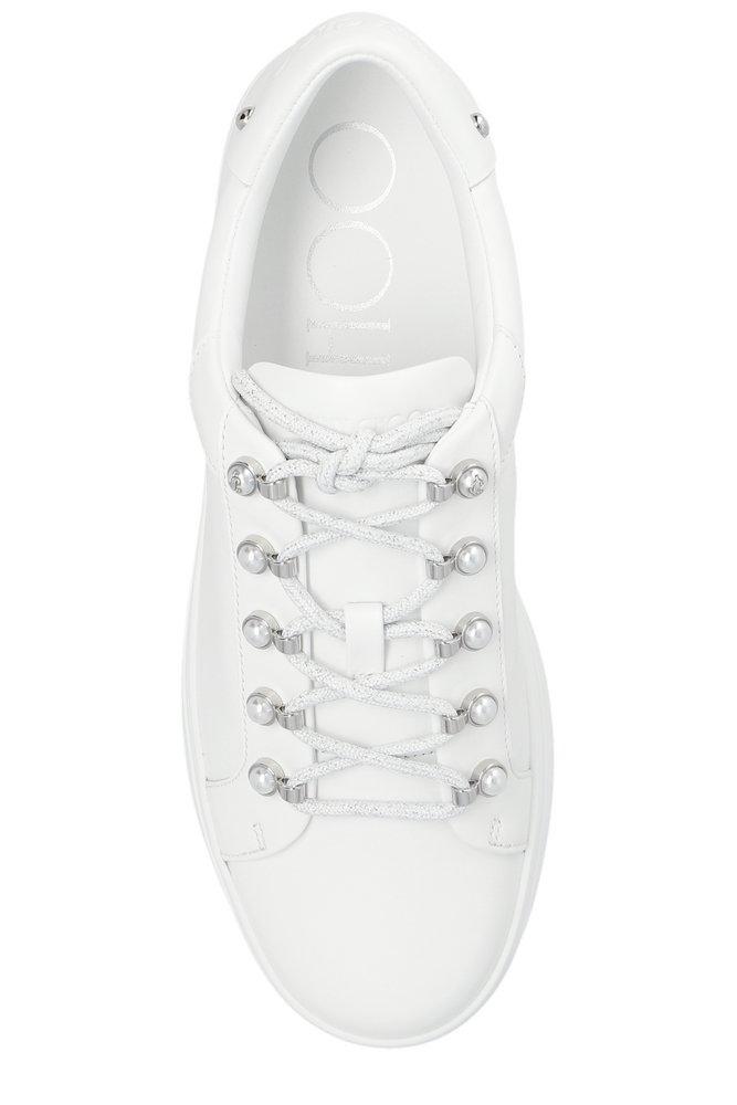 Jimmy Choo Antibes Embellished Low-Top Sneakers