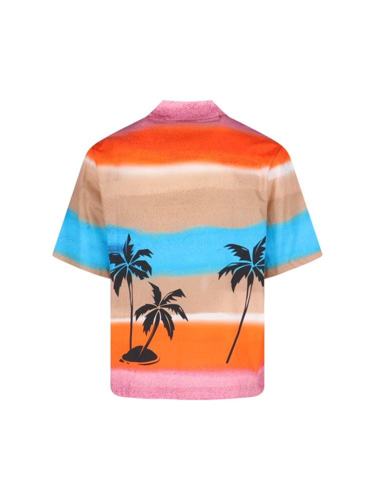 Barrow Palm Tree-Printed Buttoned Shirt