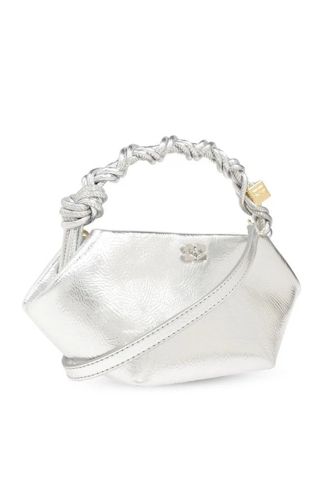 Ganni Butterfly Plaque Top Handle Bag