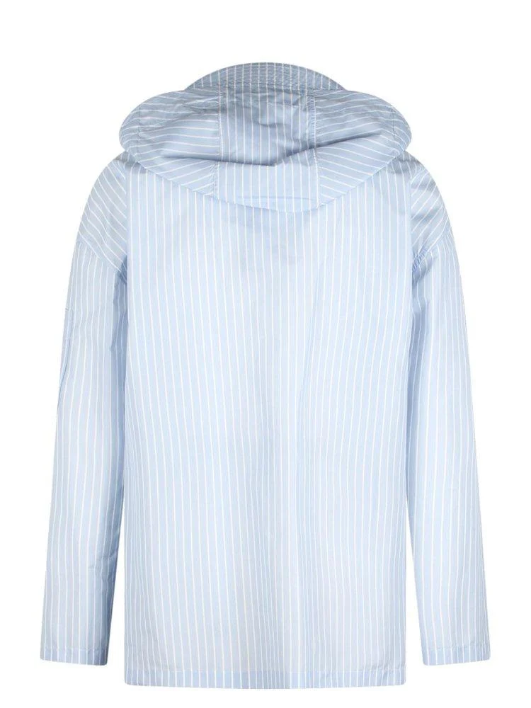 Dior Homme Striped Hooded Shirt