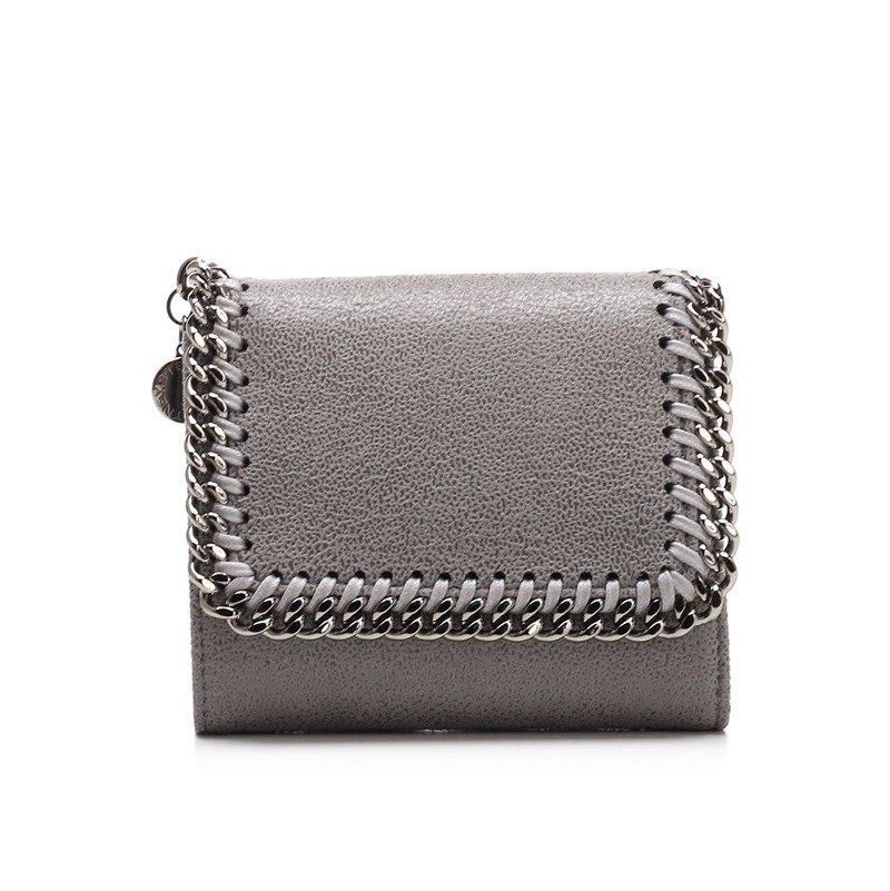 Stella McCartney Falabella Tri-Fold Flap Small Wallet