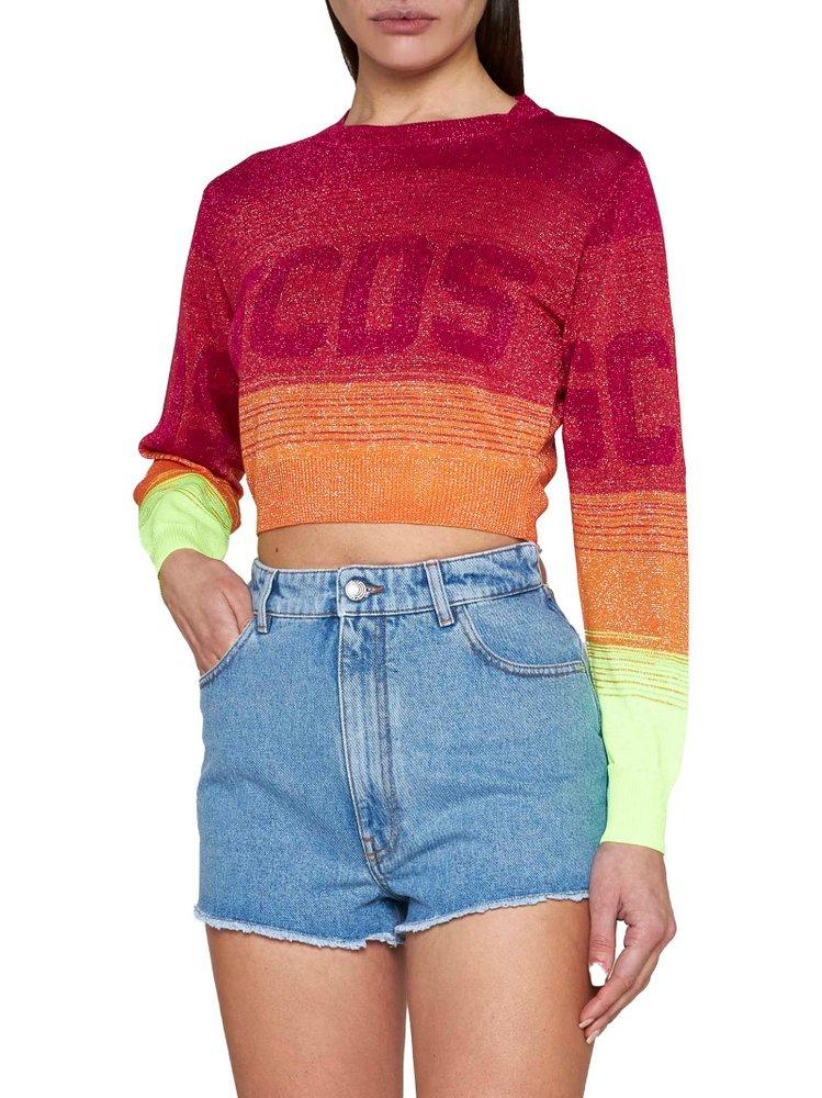 GCDS Logo Knit Cropped Jumper