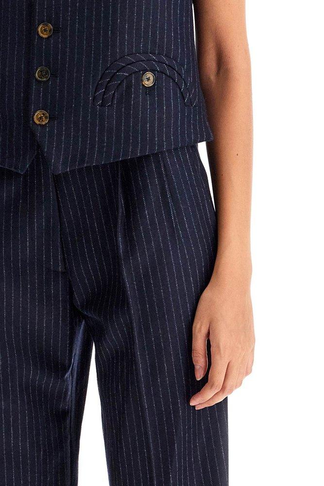 Blazé Milano Feral Pinstriped Waistcoat