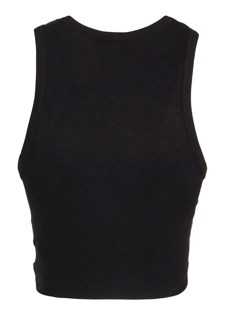 Barrow Logo-Printed Ribbed Sleeveless Top