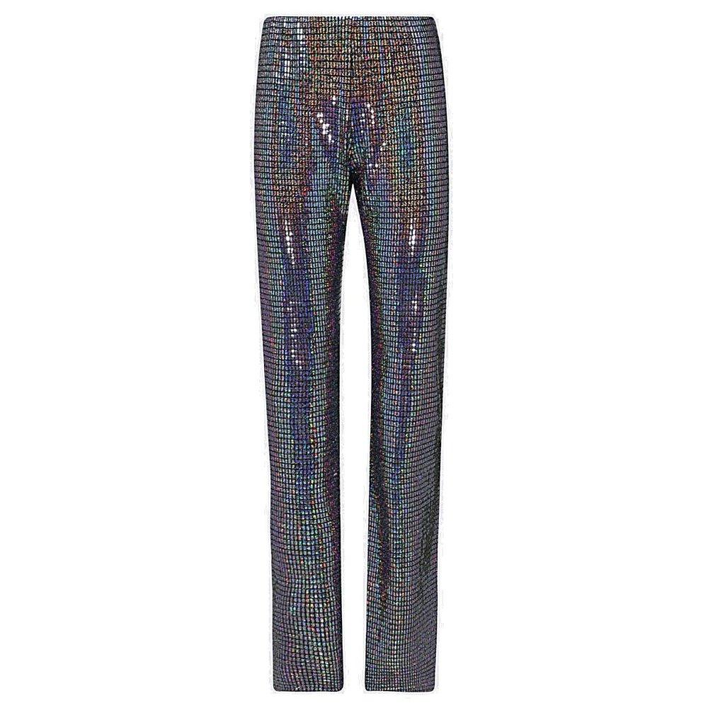 Chiara Ferragni High Waist Sequinned Pants