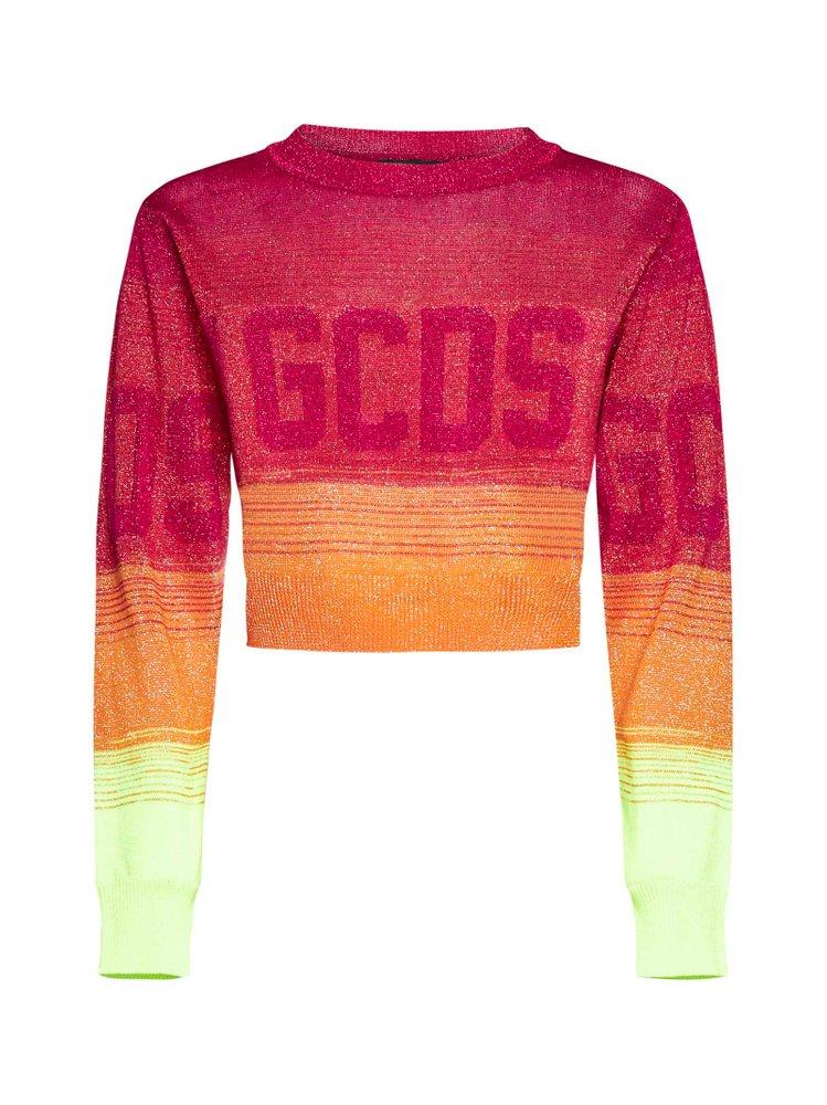 GCDS Logo Knit Cropped Jumper